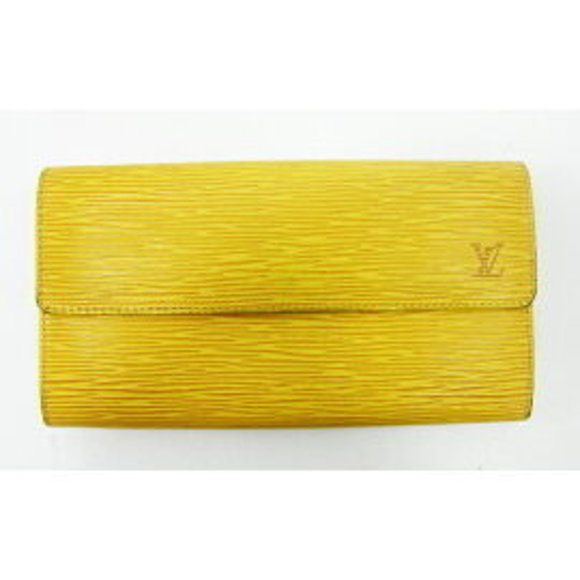 Louis Vuitton Long Wallet Epi Yellow - Picture 1 of 1